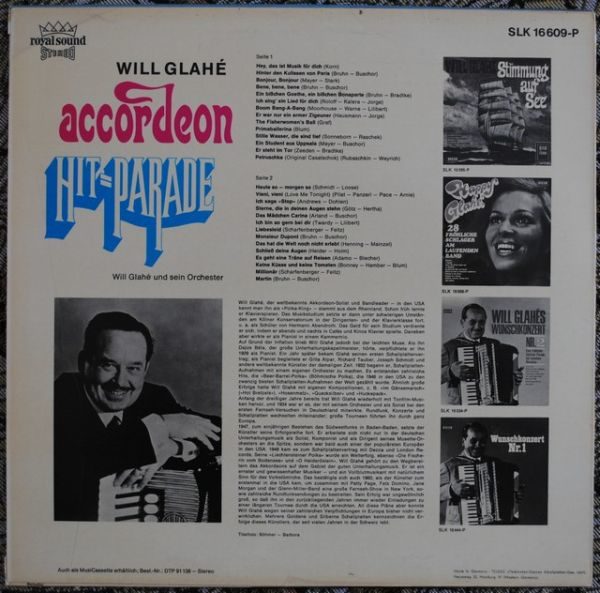 Will Glahe - Accordeon Hit-Parade