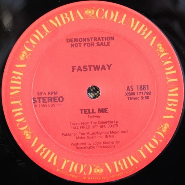 Fastway ‎– Tell Me