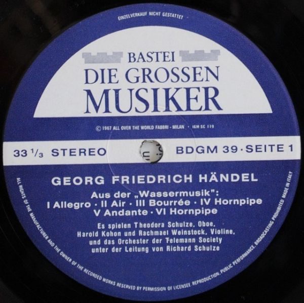 Georg Handel - Mit Langspielplatte Illustrierte Biographie