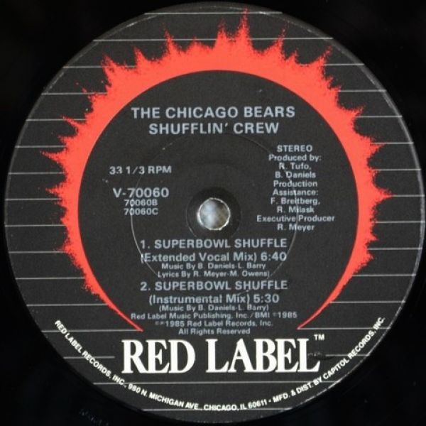 Chicago Bears Shufflin' Crew ‎– The Super Bowl Shuffle