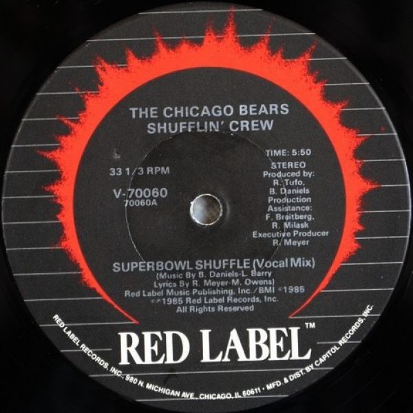 Chicago Bears Shufflin' Crew ‎– The Super Bowl Shuffle