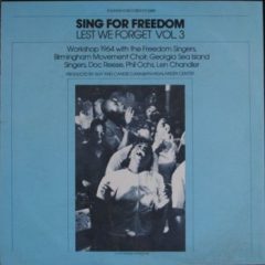 Various ‎– Sing For Freedom, Lest We Forget Vol 3