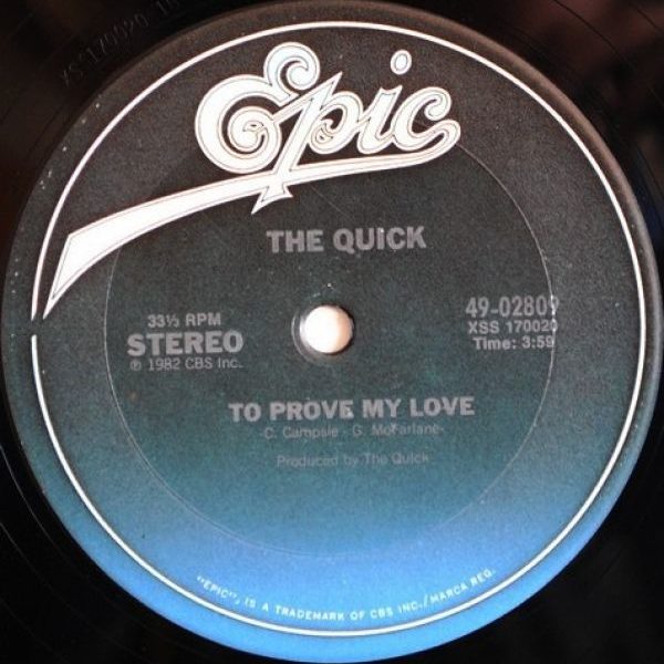 Quick - Rhythm Of The Jungle / To Prove My Love