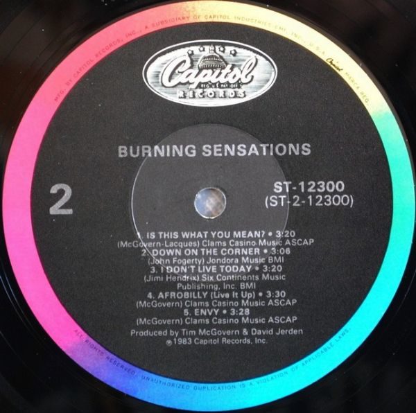 Burning Sensations - Burning Sensations