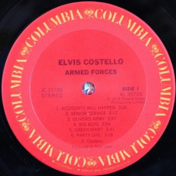 Elvis Costello And The Attractions ‎– Armed Forces