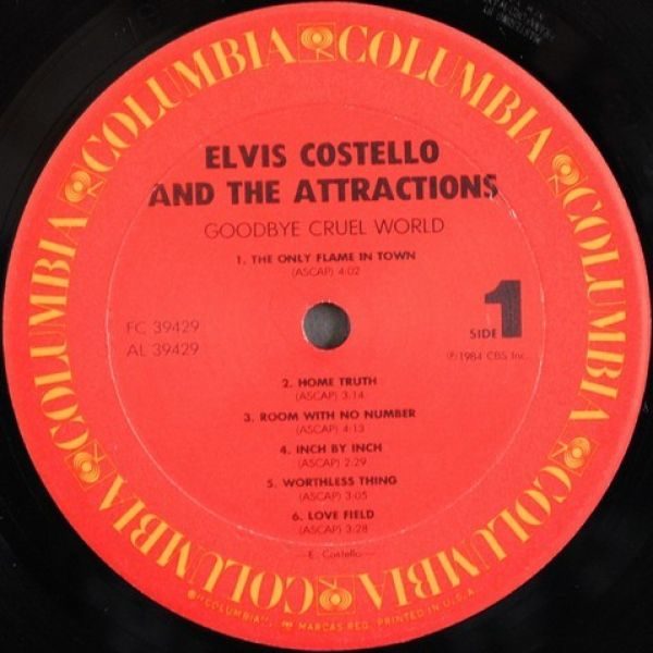 Elvis Costello And The Attractions ‎– Goodbye Cruel World