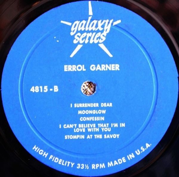 Errol Garner ‎– Errol Garner Plays
