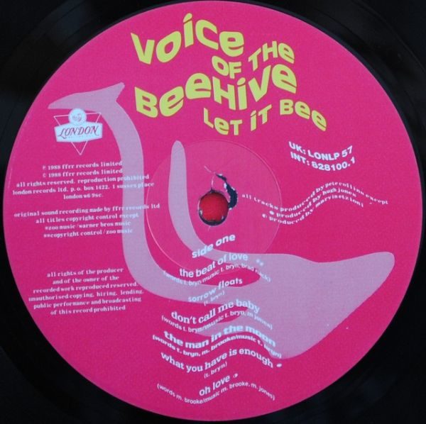 Voice Of The Beehive ‎– Let It Bee