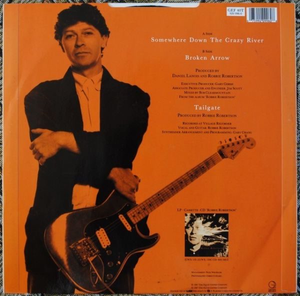 Robbie Robertson ‎– Somewhere Down The Crazy River