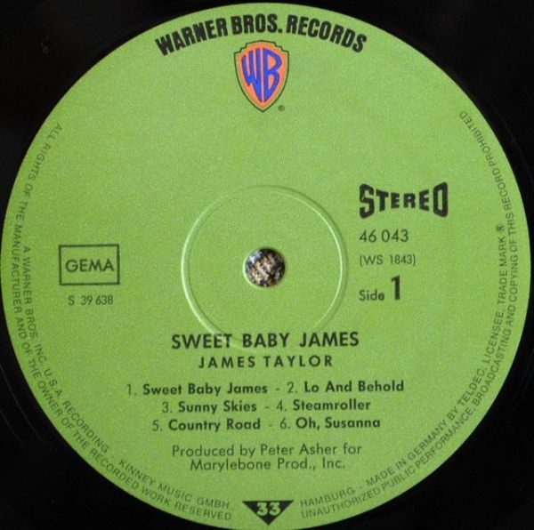 James Taylor - Sweet Baby James