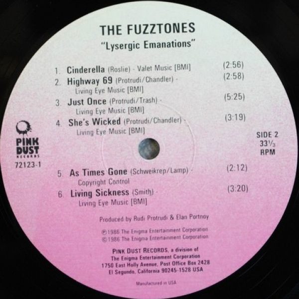 Fuzztones ‎– Lysergic Emanations