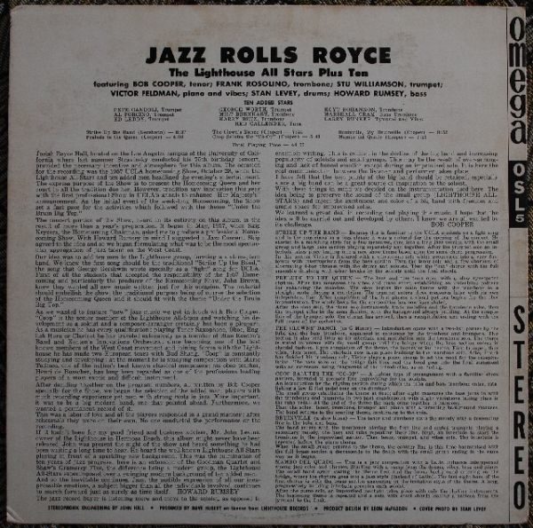 Howard Rumsey's Lighthouse All-Stars - Jazz Rolls Royce