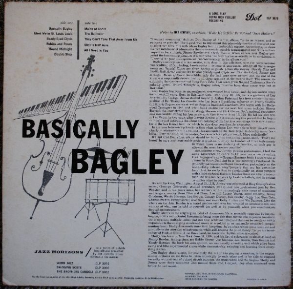 Don Bagley ‎– Basically Bagley