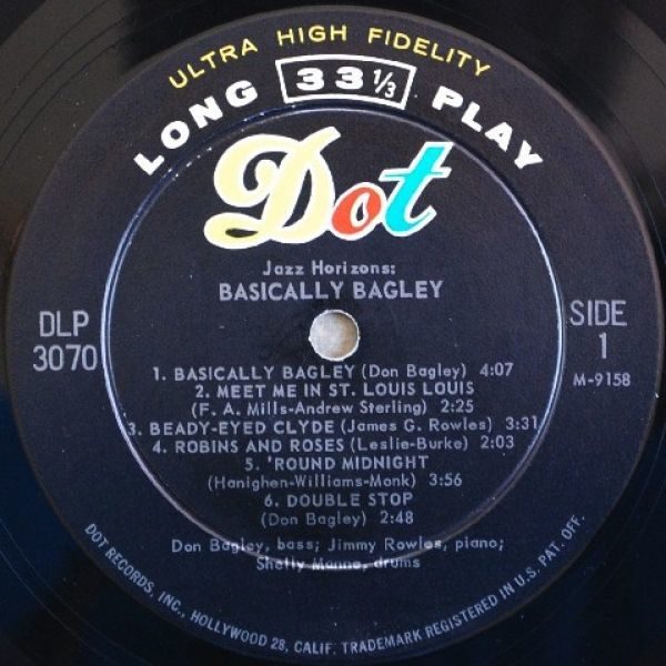Don Bagley ‎– Basically Bagley