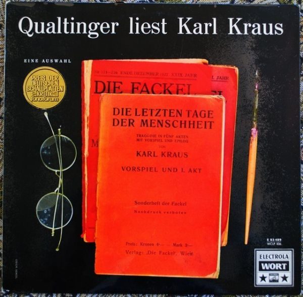 Qualtinger Liest Karl Kraus - Die Letzten Tage Der Menschheit