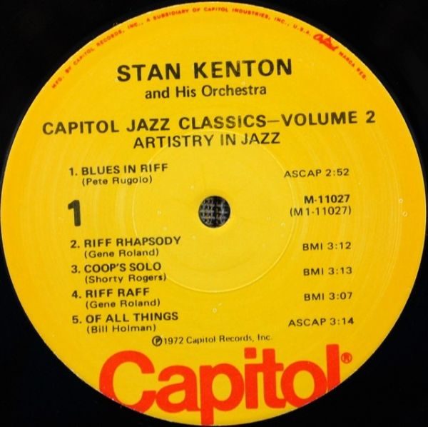 Stan Kenton And His Orchestra ‎– Artistry In Jazz