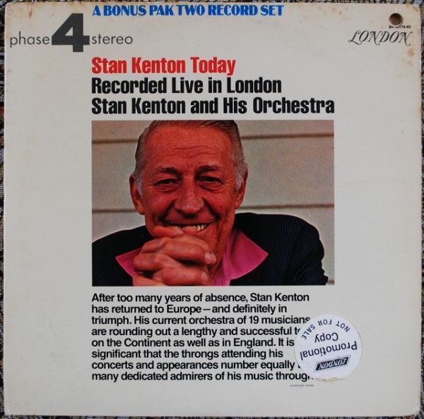 Stan Kenton And His Orchestra ‎– Stan Kenton Today: Recorded Live In London (2 LP)