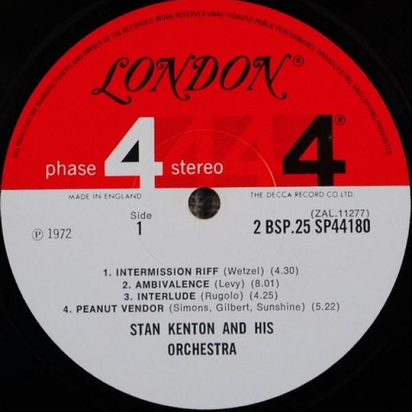 Stan Kenton And His Orchestra ‎– Stan Kenton Today: Recorded Live In London (2 LP)
