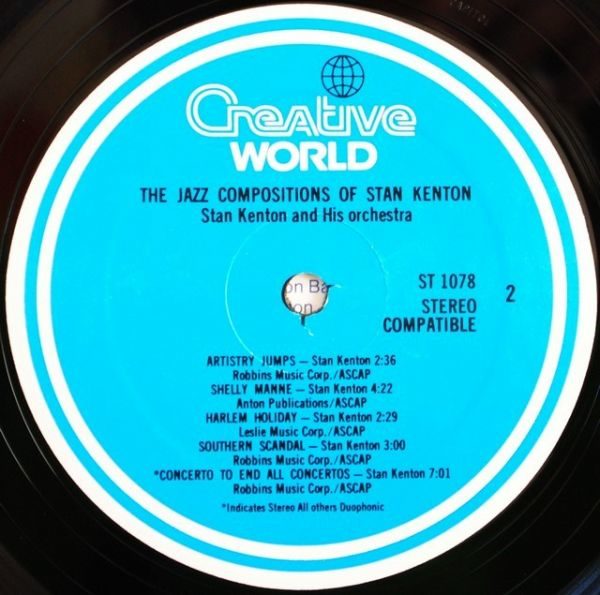 Stan Kenton ‎– The Jazz Compositions Of Stan Kenton