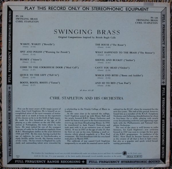 Cyril Stapleton And His Orchestra - Swinging Brass