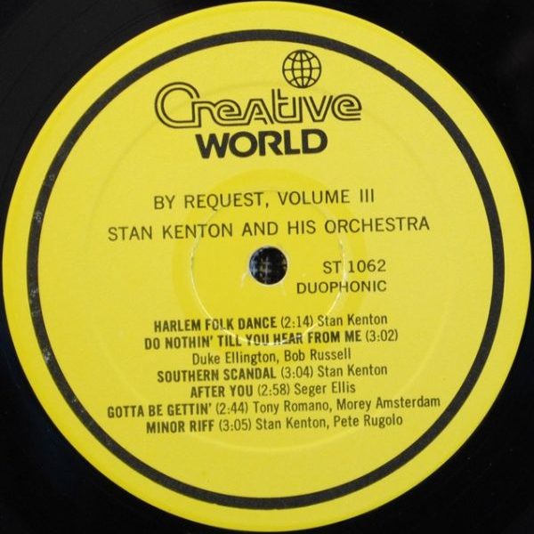 Stan Kenton And His Orchestra ‎– By Request - Volume Three
