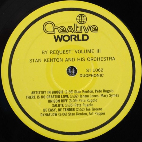 Stan Kenton And His Orchestra ‎– By Request - Volume Three
