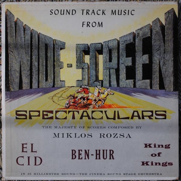 Cinema Sound Stage Orchestra ‎– Sound Track Music From Wide-Screen Spectaculars
