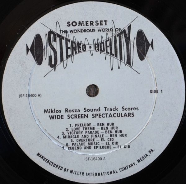Cinema Sound Stage Orchestra - Sound Track Music From Wide-Screen Spectaculars