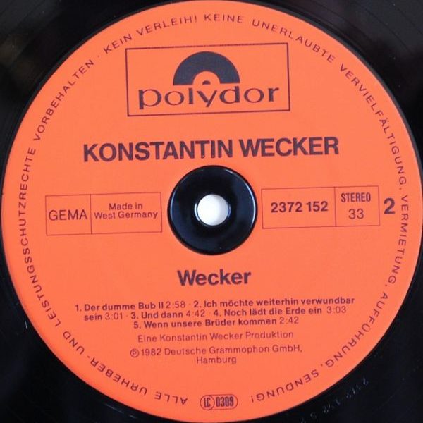Konstantin Wecker - Wecker