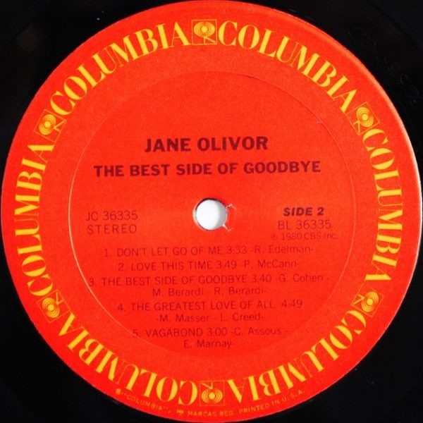 Jane Olivor - The Best Side Of Goodbye