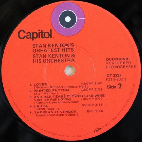 Stan Kenton ‎– Stan Kenton's Greatest Hits