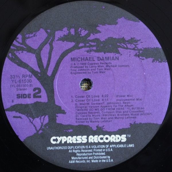 Michael Damian ‎– Cover Of Love