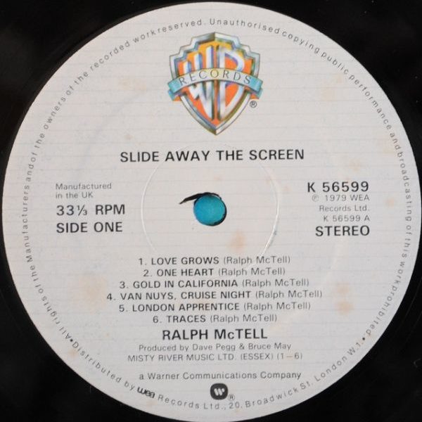 Ralph McTell ‎– Slide Away The Screen