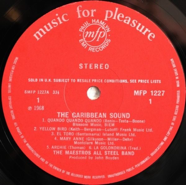 Maestro's All Steel Band - The Caribbean Sound