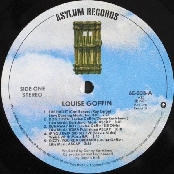 Louise Goffin ‎– Louise Goffin