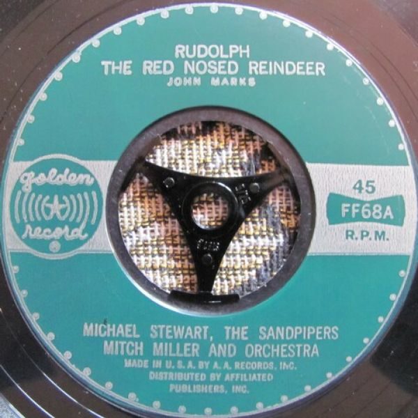 Michael Stewart, Sandpipers, Mitch Miller And Orchestra -Rudolph The Red Nosed Reindeer 7 "