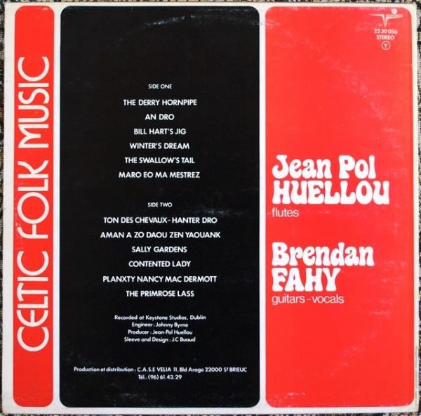 Jean Pol Huellou / Brendan Fahy ‎– Celtic Folk Music