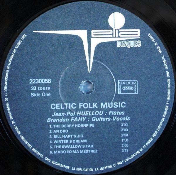 Jean Pol Huellou / Brendan Fahy ‎– Celtic Folk Music