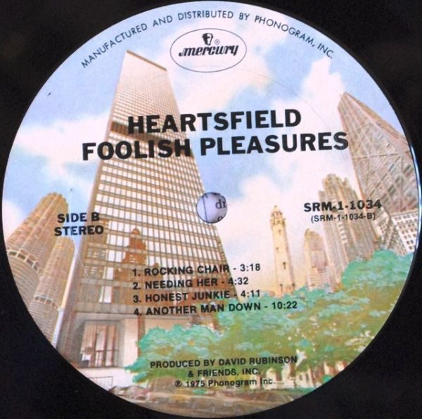 Heartsfield ‎– Foolish Pleasures