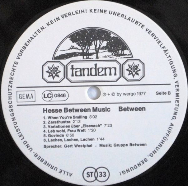 Between ‎– Hesse Between Music
