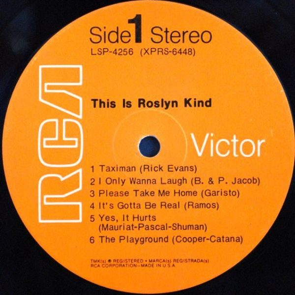 Roslyn Kind ‎– This Is Roslyn Kind