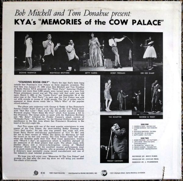 Various ‎– Memories Of The Cow Palace
