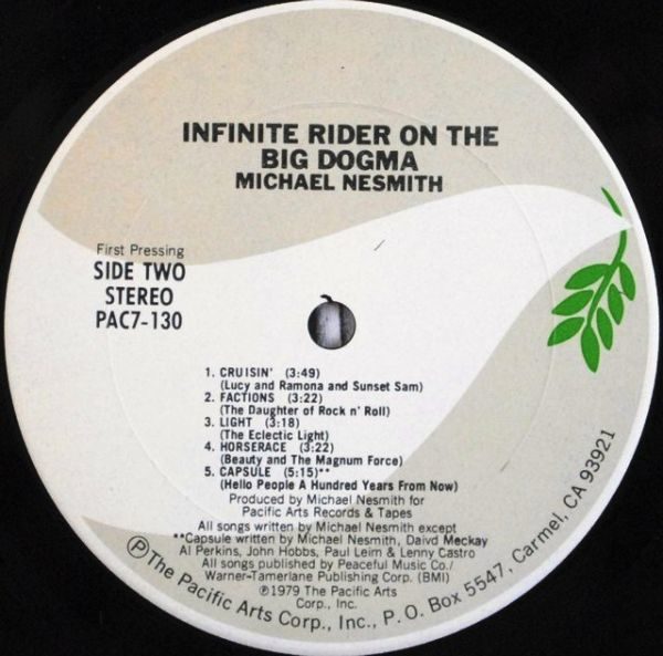 Michael Nesmith ‎– Infinite Rider On The Big Dogma
