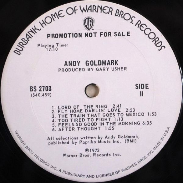 Andy Goldmark - Andy Goldmark (Promo)