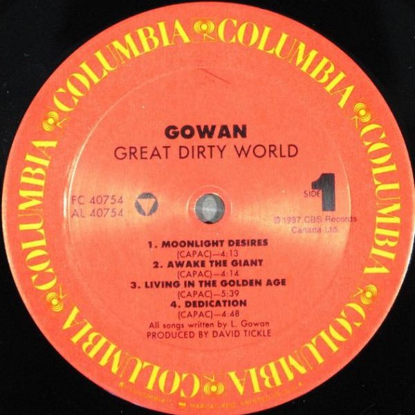 Gowan ‎– Great Dirty World