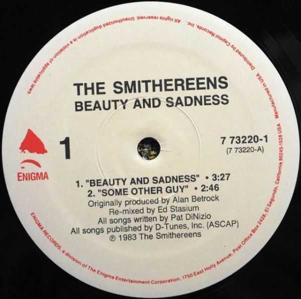 Smithereens ‎– Beauty And Sadness