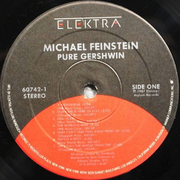 Michael Feinstein ‎– Pure Gershwin