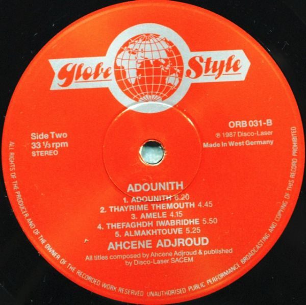 Ahcene Adjroud ‎– Adounith