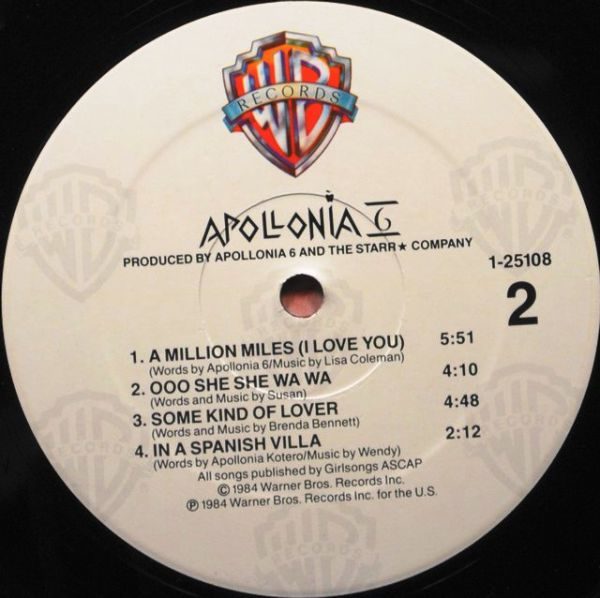 Apollonia 6 ‎– Apollonia 6