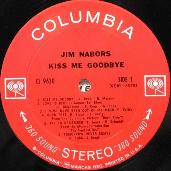 Jim Nabors ‎– Kiss Me Goodbye